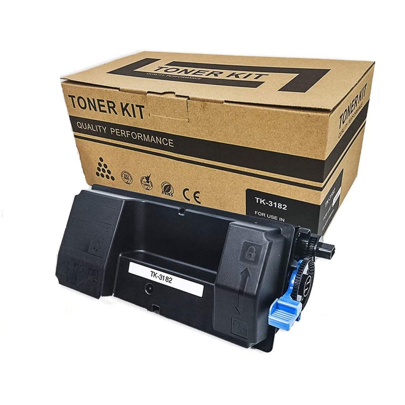 VICTORSTAR TK-3182 TK3182 Compatible Toner Cartridge Black 21000 Pages 1T02T70US0 for Kyocera M3655 M3655idn P3055 P3055dn P3155 P3155dn Laser Printers - Image 1